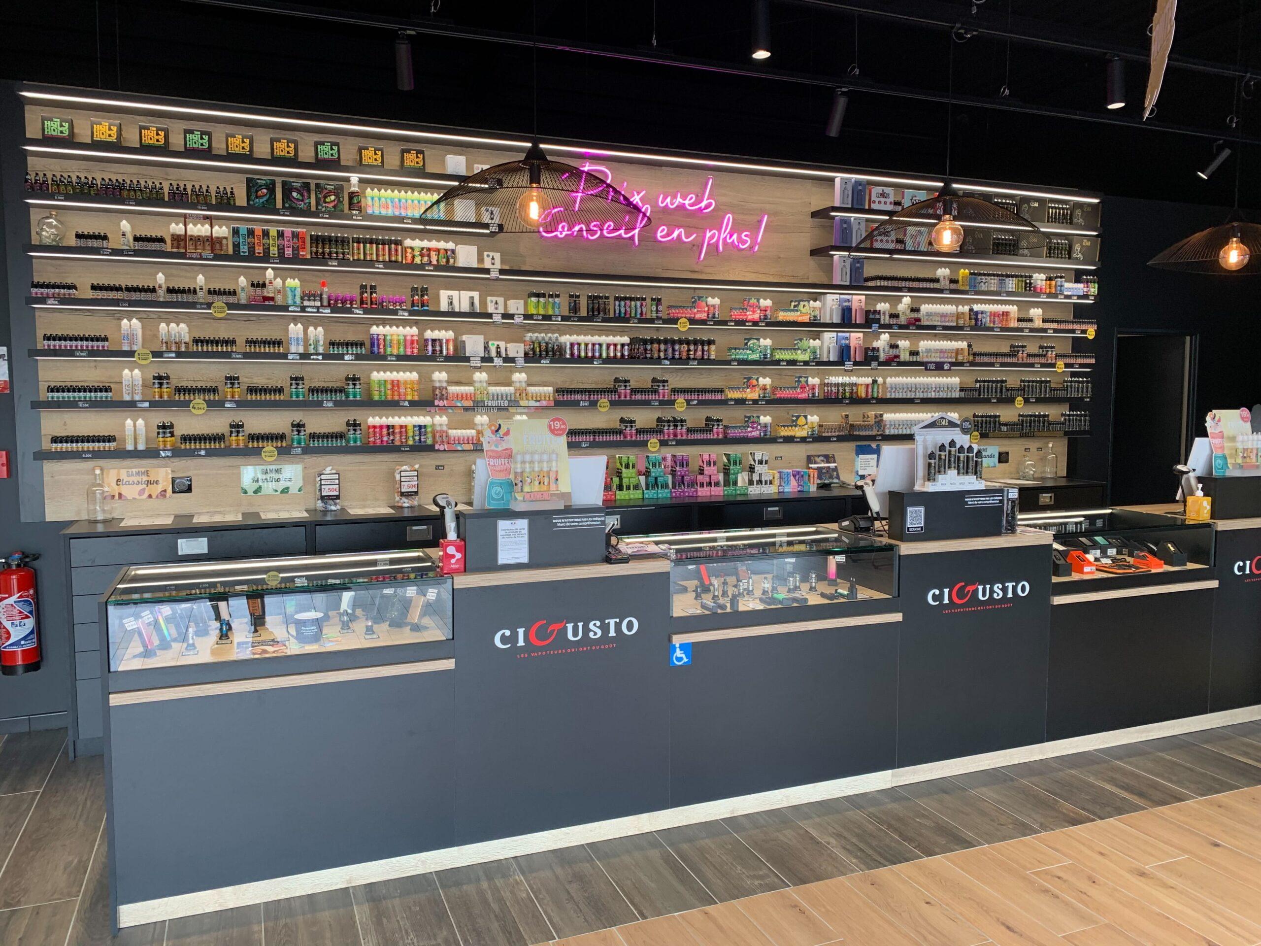 LE MERCHANDISING POUR UNE BOUTIQUE E-CIGARETTE AU TOP