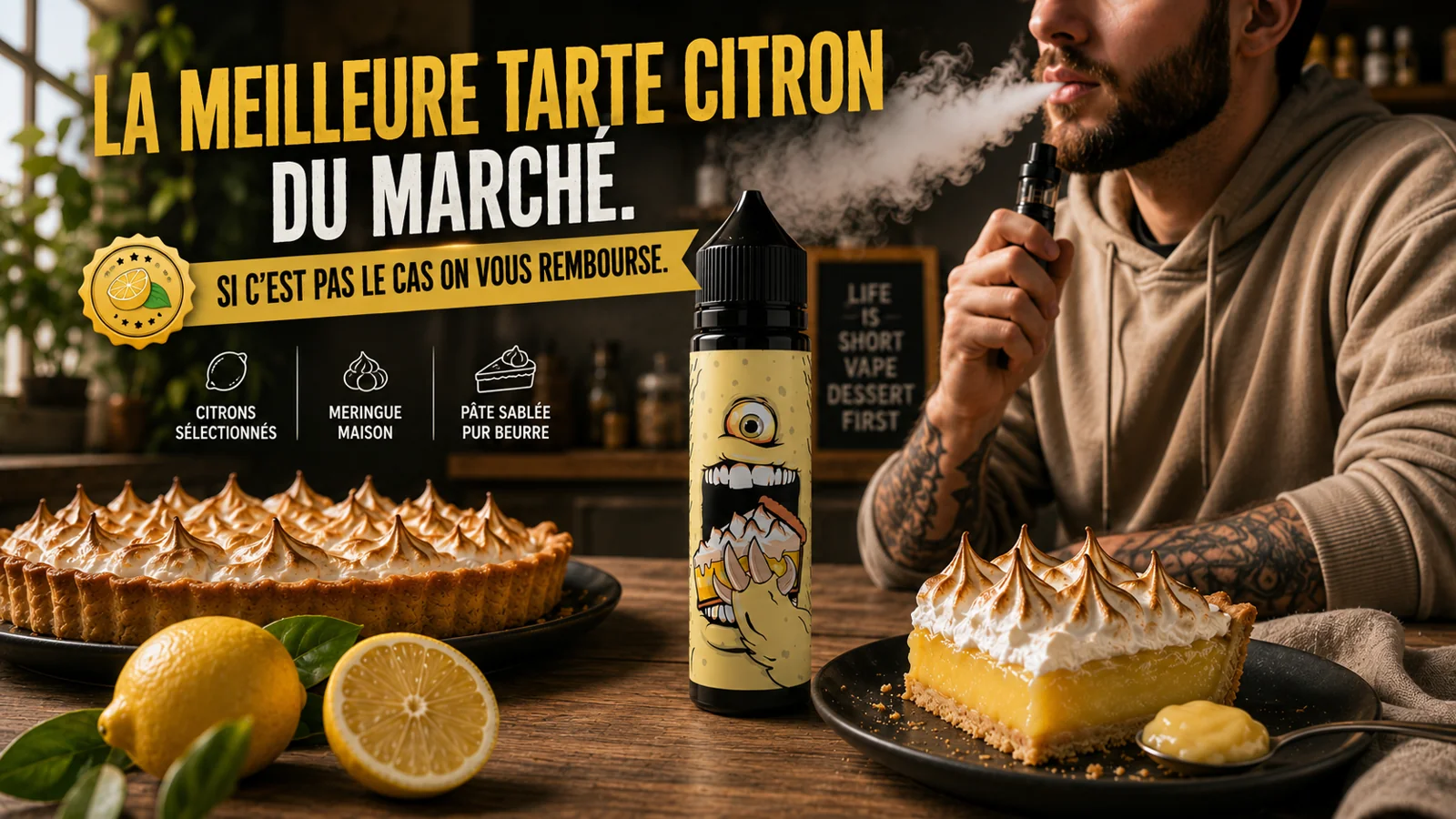 Lemonster - La meilleure tarte citron du marché