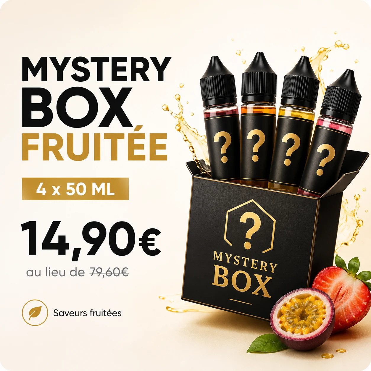 Mystery Box Fruité 4 x 50 ml - Image 1