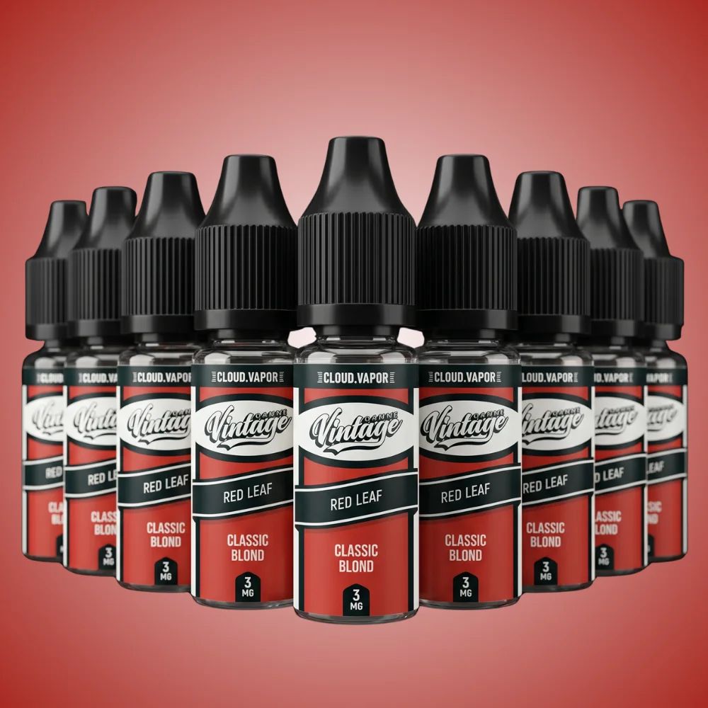 E-liquide PACK 10 FIOLES RED LEAF 10 mL - Vintage